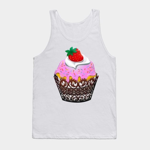 Cup Cake Tank Top by skycloudpics